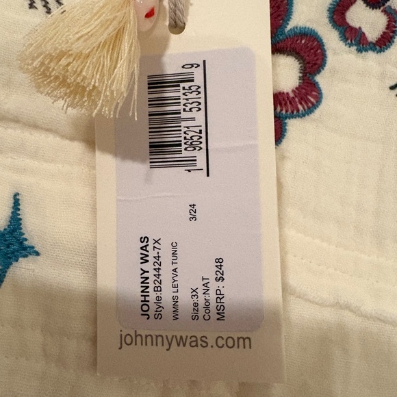 Johnny Was LEYVA TUNIC 3X - Picture 4 of 8